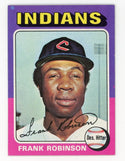 Frank Robinson 1975 Topps #580 Mini Card