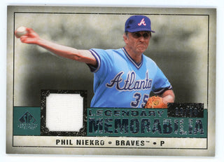 Phil Niekro 2008 Upper Deck SP Legendary Memorabilia Patch Relic #LM-PN
