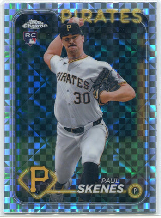 Paul Skenes 2024 Topps Chrome Update Xfractor RC #USC88