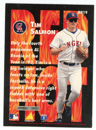 Tim Salmon 1995 Pinnacle Red Hot #RH19