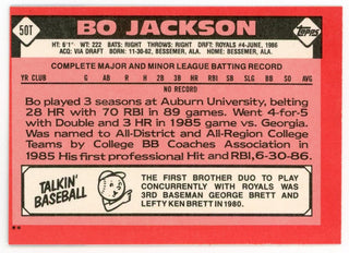 Bo Jackson Topps #50T Card