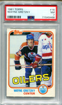 Wayne Gretzky 1981 Topps #16 PSA NM 7 Card