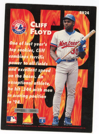Cliff Floyd 1995 Pinnacle Red Hot #RH24
