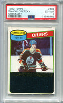 1980 Topps Checklist Wayne Gretzky #182 PSA 6 Card