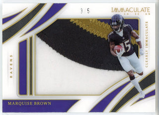 MARQUISE BROWN MOSAIC RED PRIZM CARD BALTIMORE RAVENS 2020 PANINI MOSAIC  PRIZM