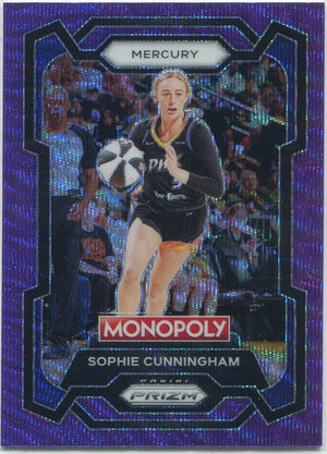 Sophie Cunningham 2024 Panini Prizm WNBA Monopoly Purple Wave Prizm Card #37