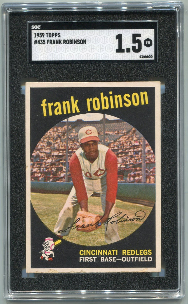 Frank Robinson 1959 Topps Card #435 SGC Graded 1.5