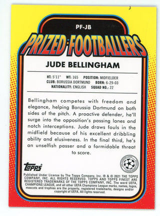 Jude Bellingham 2021 Topps Prized Footballers #PF-JB