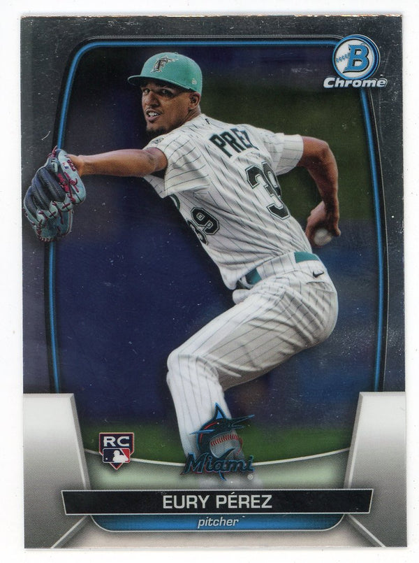 Eury Perez 2023 Topps Bowman Chrome #90