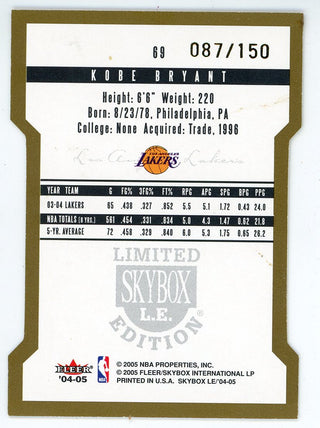 Kobe Bryant 2005 Fleer Limited Skybox Card #69