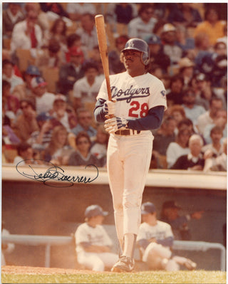 Pedro Guerrero Autographed 8x10 Baseball Photo