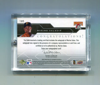 Marino Salas 2008 Upper Deck Rookie Autograph #185 091/999 Card