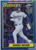 Shohei Ohtani 2025 Topps Chrome 35th Anniversary Refractor Card #90CB-7
