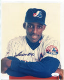 Vladimir Guerrero Autographed 8x10 Baseball Photo (JSA)