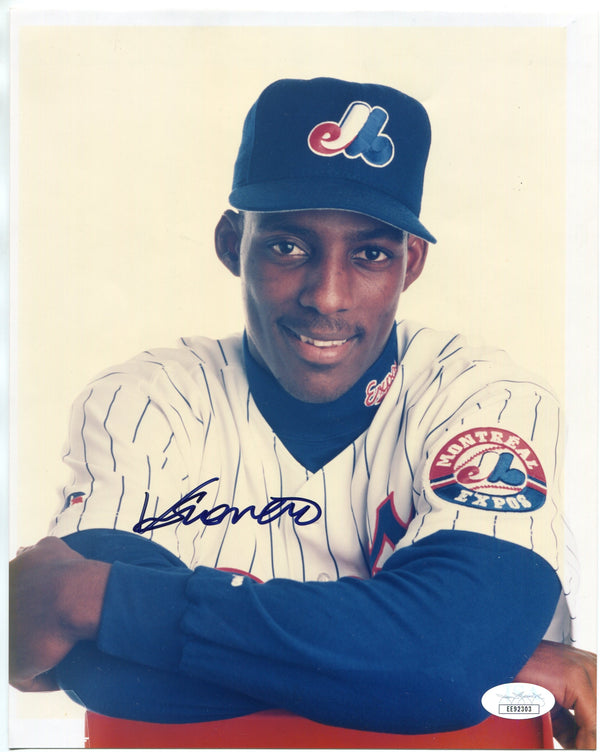 Vladimir Guerrero Autographed 8x10 Baseball Photo (JSA)