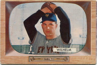 Hoyt Wilhelm 1955 Bowman Card #1
