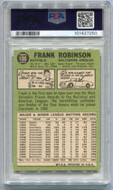 Frank Robinson 1967 Topps Card #100 PSA Graded 4