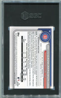 Pete Crow-Armstrong 2024 Bowman Purple Pattern Parallel RC #85 138/199 SGC Graded 10