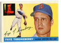 Faye Throneberry 1955 Topps #163 Card