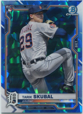 Tarik Skubal 2021 Bowman Chrome Sapphire RC #28