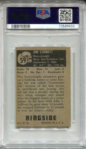 1951 James J.Corebett Topps Ringside #59 Card PSA 4