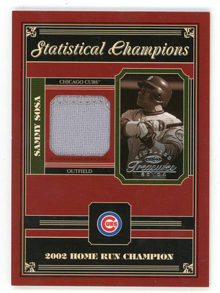 Sammy Sosa 2004 Donruss Timeless Treasures Patch Relic #SC-69