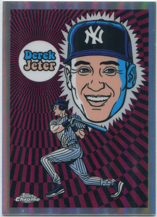 Derek Jeter 2023 Topps Chrome Ultra Violet All-Stars Card #UV-3