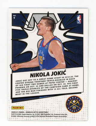 Nikola Jokic 2021 Panini My House Silver #9 Card