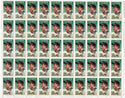 Lou Gehrig 1989 25 Cent Full Sheet Stamps 50