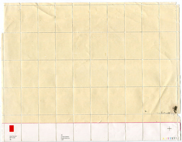Lou Gehrig 1989 25 Cent Full Sheet Stamps 50