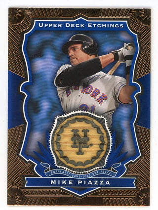 Mike Piazza 2004 Upper Deck Etchings Bat Relic #BE-PI