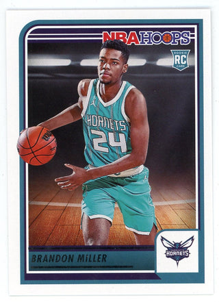 Brandon Miller 2023-24 Panini Hoops Rookie Card #272