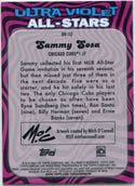 Sammy Sosa 2023 Topps Chrome Ultra Violet All-Stars Card #UV-12
