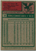 Ron Santo 1975 Topps Card #35