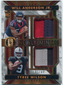 Will Anderson Jr. & Tyree Wilson 2023 Panini Gold Standard Newly Minted Dual 2 Color Patch RC #NMD-3 5/49