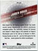 Jarren Duran 2022 Topps Pristine Refractor RC #FF-13