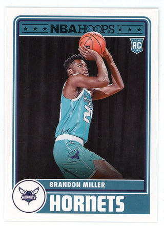 Brandon Miller 2023-24 Panini Hoops Rookie Card #284
