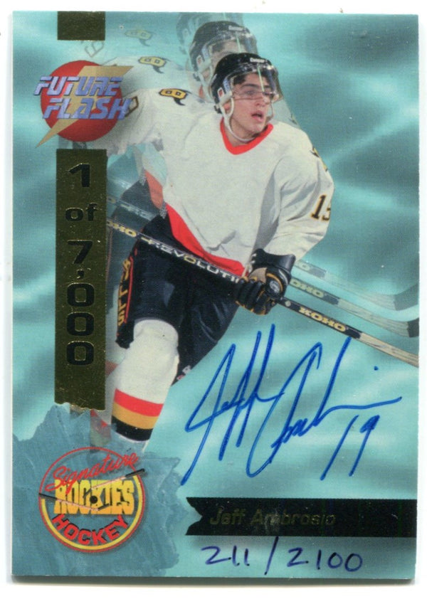 Jeff Ambrosio 1994 Signature Rookies Future Flash Autographed Card #FF1