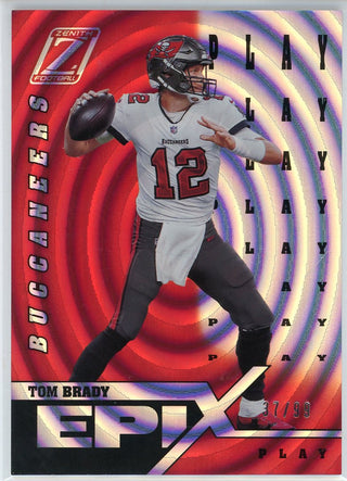 Tom Brady 2021 Panini Zenith Epix Play Card #EO-8