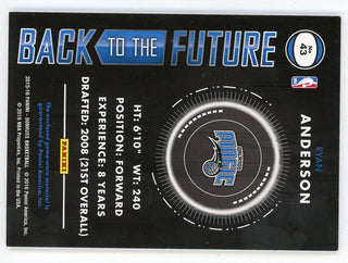 Ryan Anderson 2015-16 Panini Donruss Back to the Future Patch Relic #43