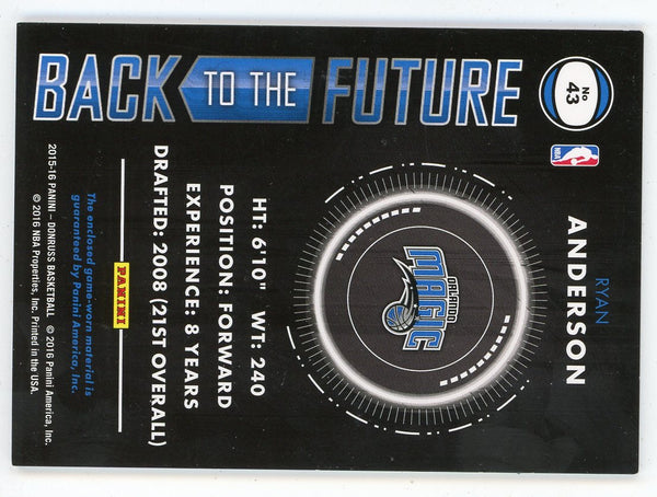 Ryan Anderson 2015-16 Panini Donruss Back to the Future Patch Relic #43
