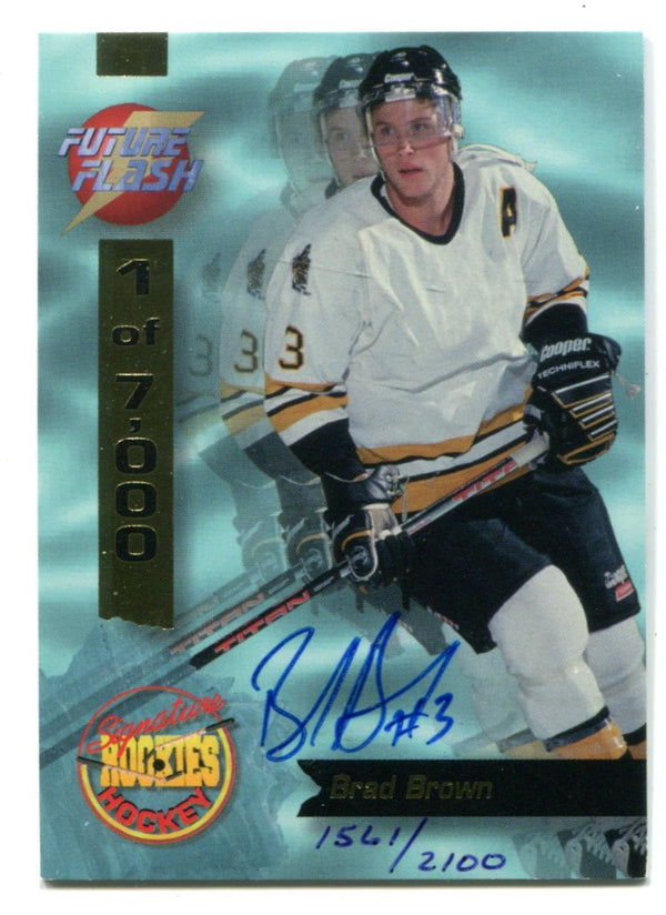 Brad Brown 1994 Signature Rookies Future Flash Autographed Card #FF2