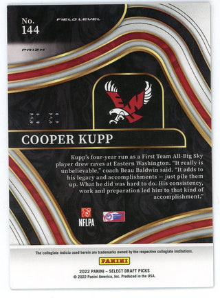 Cooper Kupp 2022 Panini Select Draft Picks #144
