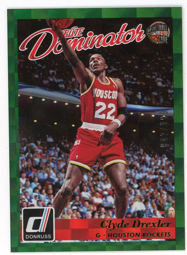 Clyde Drexler 2015-16 Panini Donruss Elite Dominator #22