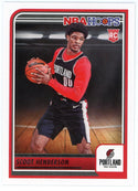 Scoot Henderson 2023-24 Panini Hoops Rookie Card #232