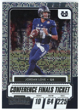 JORDAN LOVE ROOKIE CARD Green Bay Packers Playoff Football CALL TO ARMS RC!