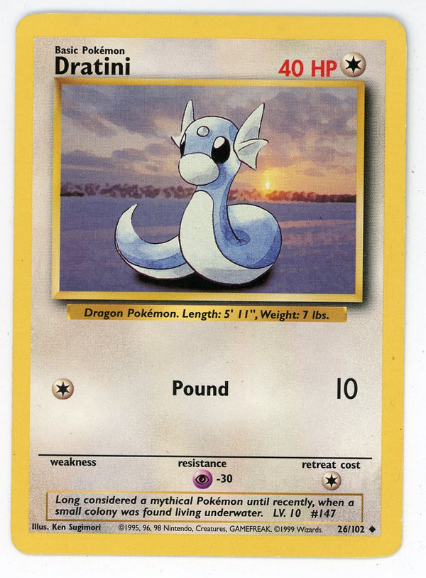 Dratini 1999 Pokemon 26/102