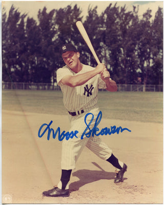 Moose Skowron Autographed 8x10 Baseball Photo