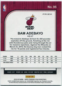 Bam Adebayo 2019 - 2020 Panini Hoops Premium Stock Pulsar Prizm Card #95