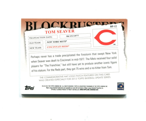 Tom Seaver 2012 Topps Baseball Times Blockbuster #BP-12 Card